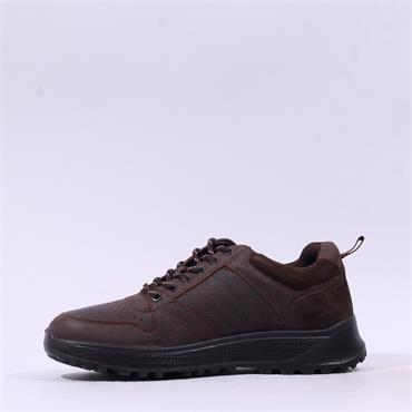 Dubarry Men Summit Laced Rugged Trainer - Mahogany Leather